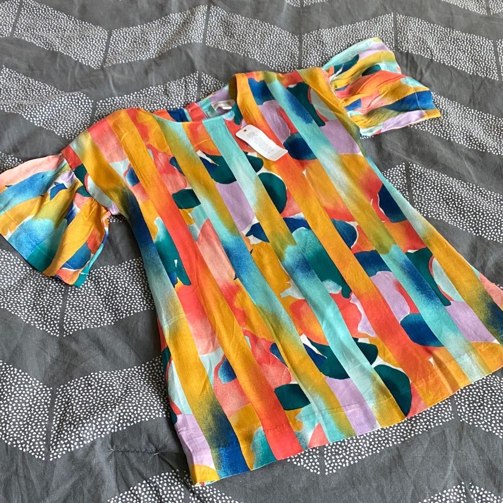 Gymboree Multicolor Striped Blouse